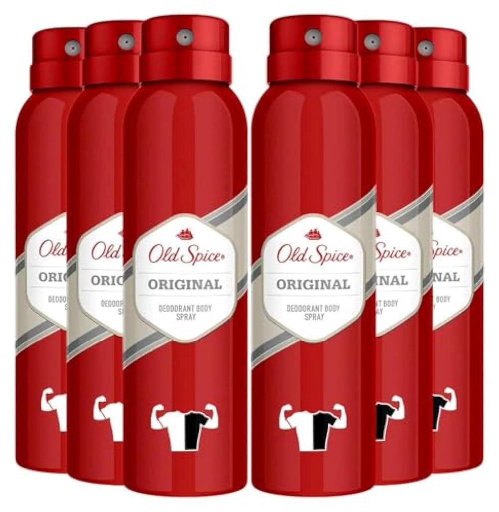 Old Spice Original Scent deodorant spray bottle for all-day freshness