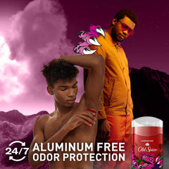 Old Spice RaptorStrike goes on clear for discreet wear and residue-free use.