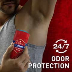 Old Spice Red Collection deodorant packaging highlights 24/7 protection