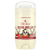 Old Spice Serial Griller bottle shows compact 3 oz packaging for everyday freshness