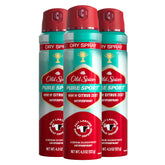 Old Spice Sweat Defense dry spray bottle with invisible finish for all-day freshness.