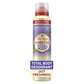 Old Spice Total Body Deodorant Lavender Mint spray bottle for all-over freshness.
