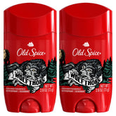 Old Spice Wolfthorn invisible solid deodorant pack-2pk provides all-day freshness.