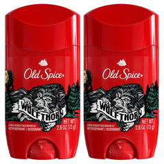 Old Spice Wolfthorn invisible solid deodorant pack-2pk provides all-day freshness.