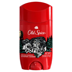 Old Spice Wolfthorn Wild Collection front box showcases bold packaging for daily confidence.