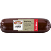 Old Wisconsin Original Summer Sausage packaging, ready-to-eat protein snack