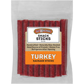 Old Wisconsin turkey sausage snack sticks in a 16 oz package for convenient, high-protein snacking
