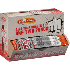 Old Wisconsin turkey snack sticks ready to eat for a quick protein snack
