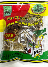 Oldman Que Huong pho bac spice value pack bag with cloth pouch for easy spice removal.