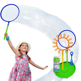 OleOletOy giant bubble wand set creates spectacular outdoor fun for kids and adults.