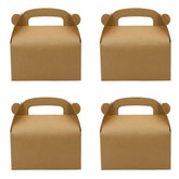 Oletx brown party favor box flat pack ready to assemble for gifts