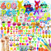 Olganicor Easter basket stuffer foam toy in rainbow colors for mess-free play