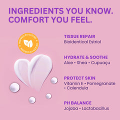 Olidiva bioestriol cream packaging box highlights clean, plant-based ingredients.
