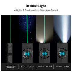 OLIGHT ArkPro 800lm spotlight with 205m reach for distant lighting.
