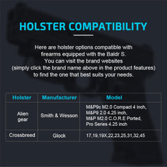 OLIGHT Baldr S compact rail-mount profile for rapid deployment