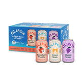 OLIPOP Cream Soda Pack Shot showing 4 flavors for a flavorful variety.