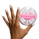 Olive & June Instant Mani kit shows 42 nails for at-home salon options