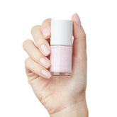 Olive & June Strawberry Scone bottle closeup showing vibrant color for nails