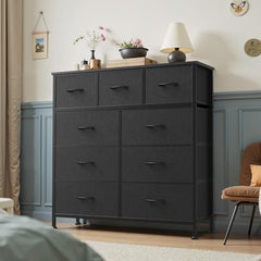 OLIXIS fabric chest closet organizer provides easy access to daily essentials.