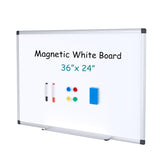 OLIXIS Magnetic White Board front view showing the large writing area