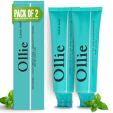 Ollie Clean Mint toothpaste pack (4 oz) for enamel-friendly care and whitening potential