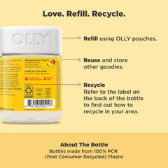 OLLY caffeine-free energy gummies with simple daily usage