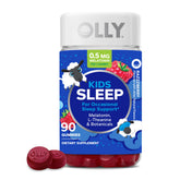 OLLY Kids Sleep Gummies bottle showing the product and bedtime-friendly packaging
