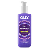 OLLY Renew Mood + Skin bottle with creamy serum for overnight nourishment