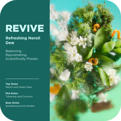 OLLY Revive Body Wash neroli dew scent close-up evokes mood-boosting shower
