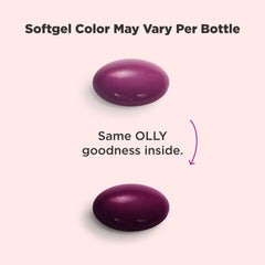 OLLY Ultra Strength prenatal softgels ingredients highlight folic acid and DHA.