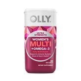 OLLY Ultra Women’s Multi Softgels bottle front view for daily wellness.