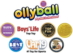 Ollyball UV blacklight strip lights up the ball for vibrant neon events.