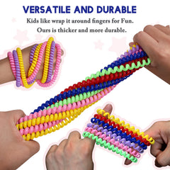 Olugu coil stretch design highlights durability and color variety for kids.