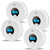 OLUNCLE four-pack smoke and CO detectors ready for home protection and early warning.