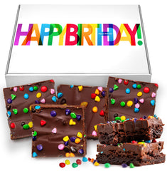 OMCookie birthday brownies gift box – festive, shareable celebration centerpiece