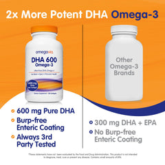 IFOS-tested seal indicates third-party purity verification for OmegaVia DHA