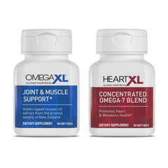OmegaXL bottle and box highlight the joint support formula for mobility.