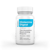 Omne Diem Histamine Digest bottle front view highlighting gut support