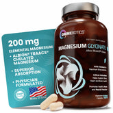 OmniBiotics Magnesium Glycinate bottle highlights daily calm and wellness.