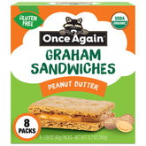 Once Again Peanut Butter Crackers pack shown for on-the-go snacking.