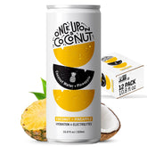 ONCE UPON A COCONUT premium pineapple coconut water bottle for on-the-go hydration.