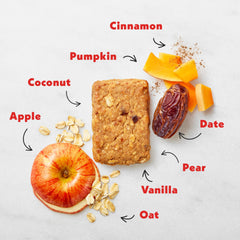 Once Upon A Farm apple-oat bars in hand illustrate kid-friendly on-the-go snacking