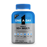 One A Day Men’s 50+ bottle shown for energy support