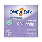 One A Day Women's Menopause Multivitamin bottle front for daily immune and bone support.