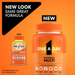 One A Day Women’s Multivitamin blister pack close-up highlighting essential nutrients