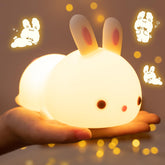 One Fire Easter Bunny night light with 16 colors for versatile mood lighting in kids' rooms.