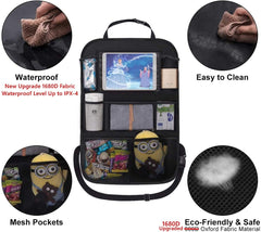 ONE PIX eight-pocket storage for snacks, toys, and essentials within arm's reach