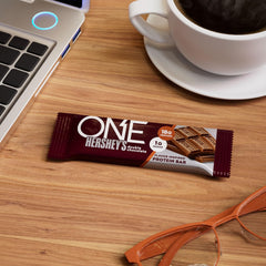 ONE Protein Bars on-the-go lifestyle for pre- or post-workout snack.