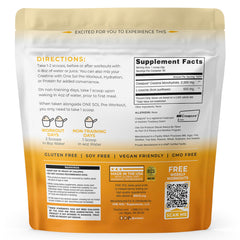 One Sol Creatine unflavored powder scoop ready for precise post workout dosing