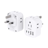 One Beat two-pack PD20W travel plug adapter in compact, carry-on friendly design.